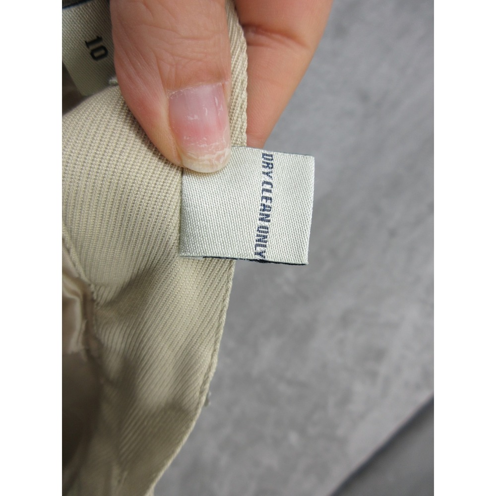 Vintage Ann Taylor Pants Womens Size 10 Silk Pleated Wide Leg Trousers Pockets - Picture 9 of 13
